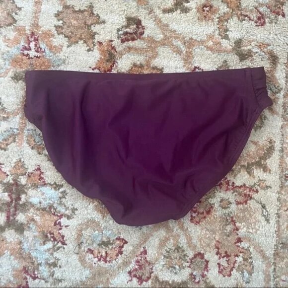 Pinkblush Maternity Plum Wrap Front Tankini + Bikini Bottoms Bathing Suit Set S - Picture 10 of 10